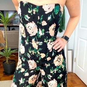 Club Monaco Floral Jumpsuit